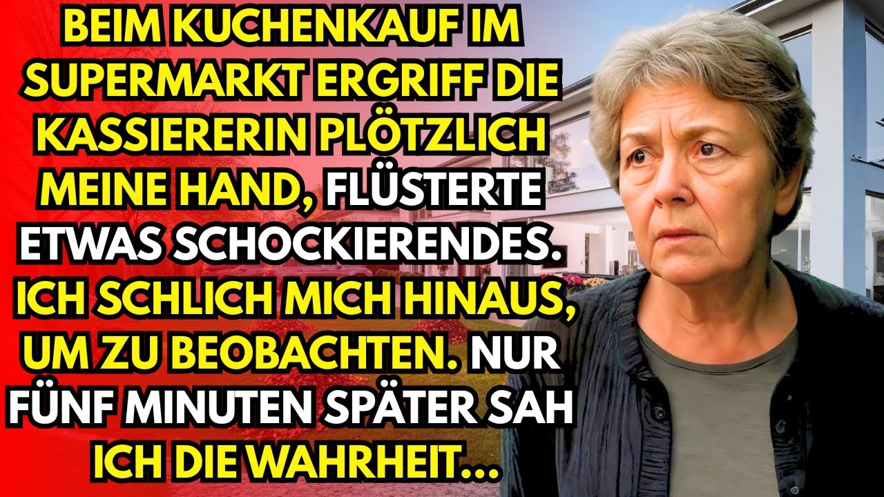 Wahre Geschichte aus München👵💔: Kassierer sagte etwas über meinen Sohn, also versteckte ich mich...