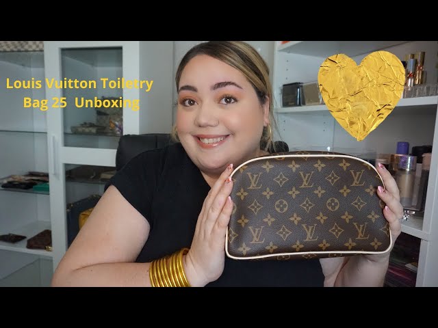 The Best Makeup Bag Louis Vuitton Toiletry Bag 25 Unboxing **April - YouTube