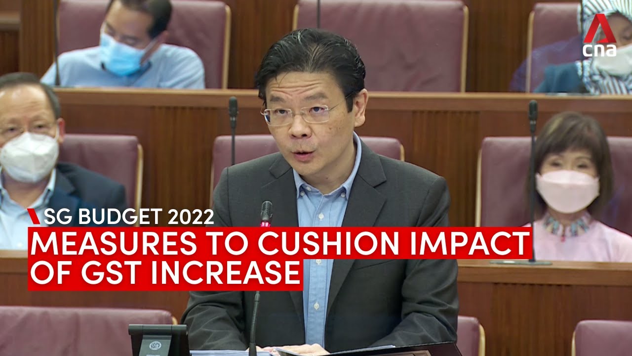 Singapore Budget 2022 Measures to cushion impact of GST hike YouTube
