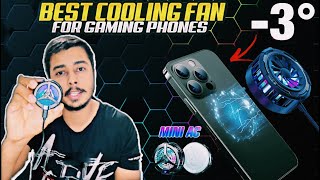 Magnetic Mobile Cooler  for BGMI | Best cooling fan for Mobile AC | Best RGB Phone Cooler in 2023