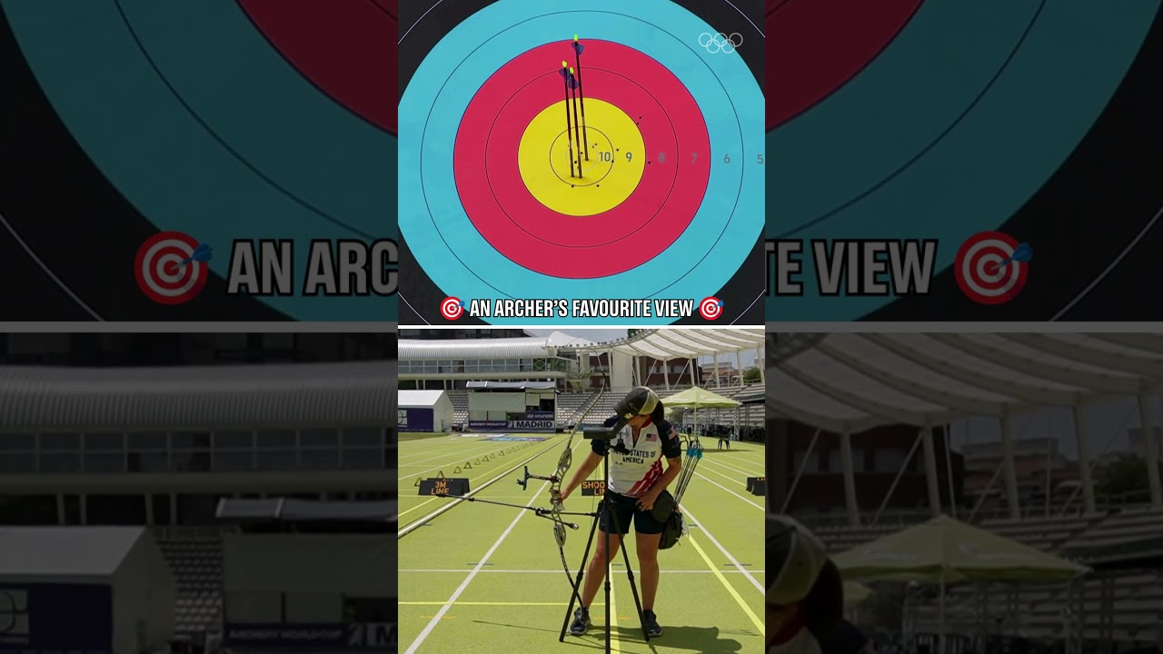 Seeing a perfect score through the scope. 🎯