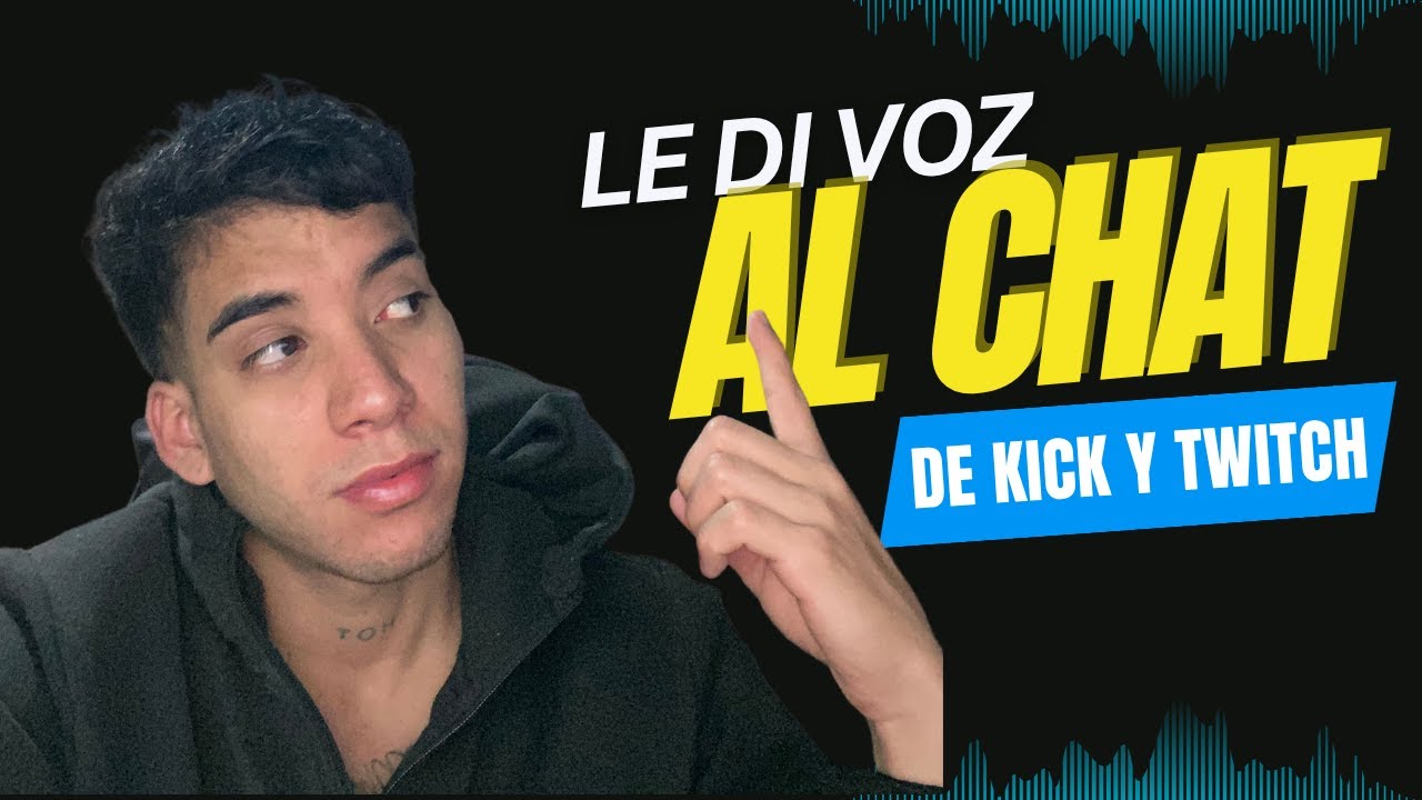 Cómo poner VOZ al chat de Kick y Twitch 🎙️ | ¡Haz tu stream más interactivo!
