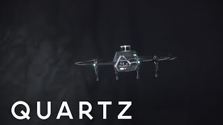 This robot can fly in a cave by itself
