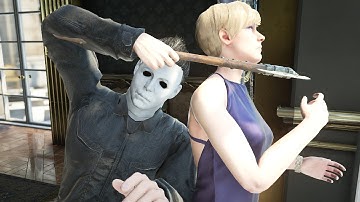 Hitman 3 Paris Michael Myers Battle Axe Kills