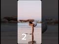 Which is your favorite bendy picture?  #contortionist #beachlife #flexible #handstanding #shorts