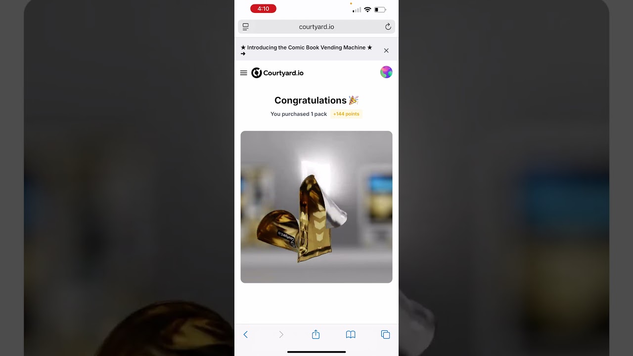 Courtyard.io $100 Pokémon mystery pack #7