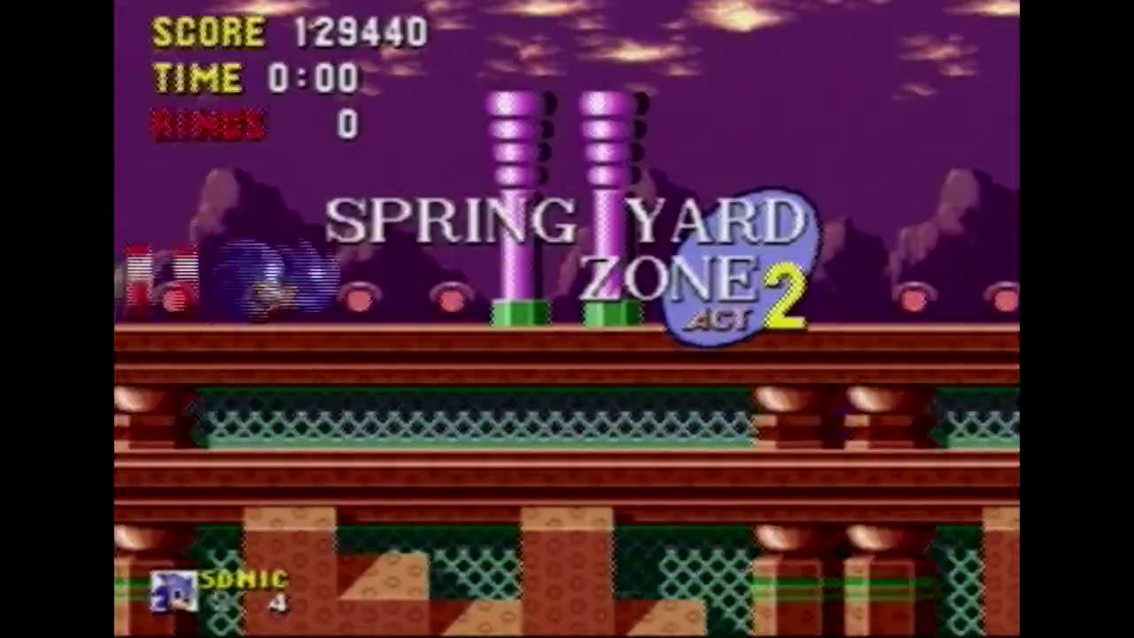 The Essential Sonic the Hedgehog- Sonic 1: Spring Yard Zone - YouTube