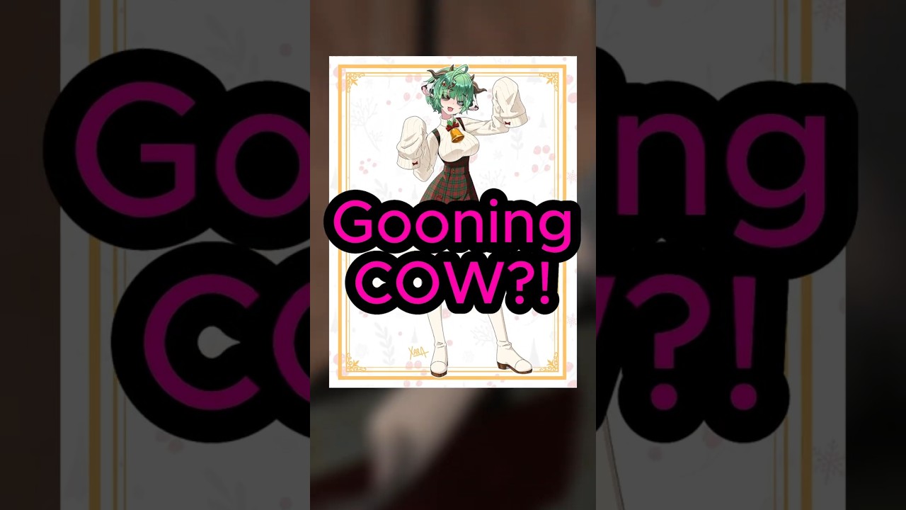 This Vtuber Is A Gooning Cow?! #vtuber #music #jpop #japan #indie