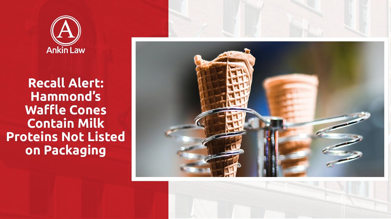 Recall Alert: Hammond's Waffle Cones Contain Milk Proteins Not Listed On Packaging