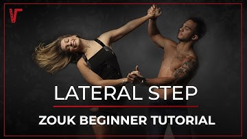 🌴 Brazilian Zouk Beginner Tutorial 🕺🏻 Lateral Step 💃🏻 with Arthur y Layssa 👑