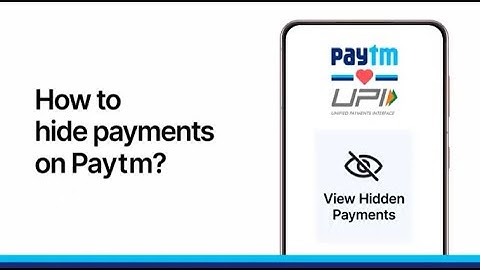 How to Hide Payment Details in Paytm App | Step-by-Step Guide | By Paytm | #PaytmKaro
