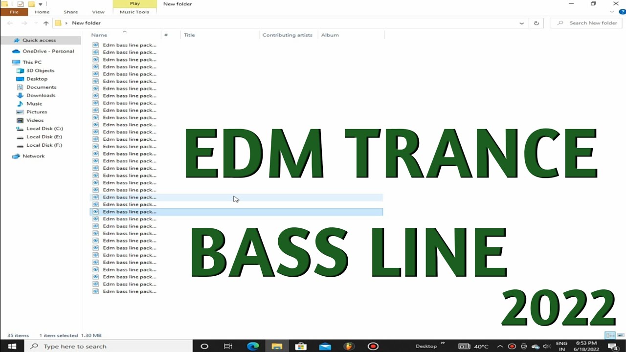 EDM TRANCE BASS LINE PACK 2022 - bass line pack 2022 - bass line