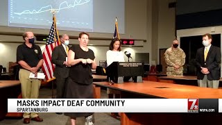Deaf people struggle with communication during pandemic, can't read lips because of masks