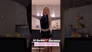Hi Ava Max  Hi Barbie  avamax barbiethemovie barbiethealbum barbie chooseyourfighter