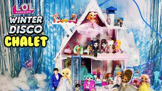 LOL Winter Disco Chalet House OMG Sister, DIY Big Sisters, Little Sisters Winter Disco Party