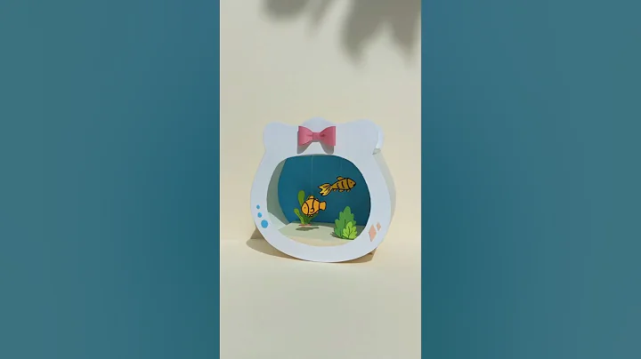 DIY Small Aquarium 🐠✨ | Simple & Cute #shorts #diyaquarium #fyp thumbnail