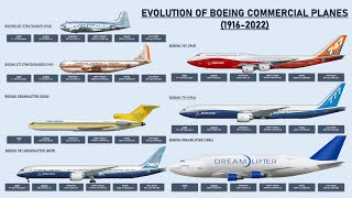 Evolution Of Boeing Passenger Aircraft (1916 - 2022)