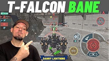 War Robots T Falcon With Bane Weapon