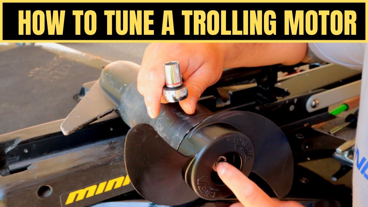 How To Tune A Trolling Motor || Works For Any Trolling Motor