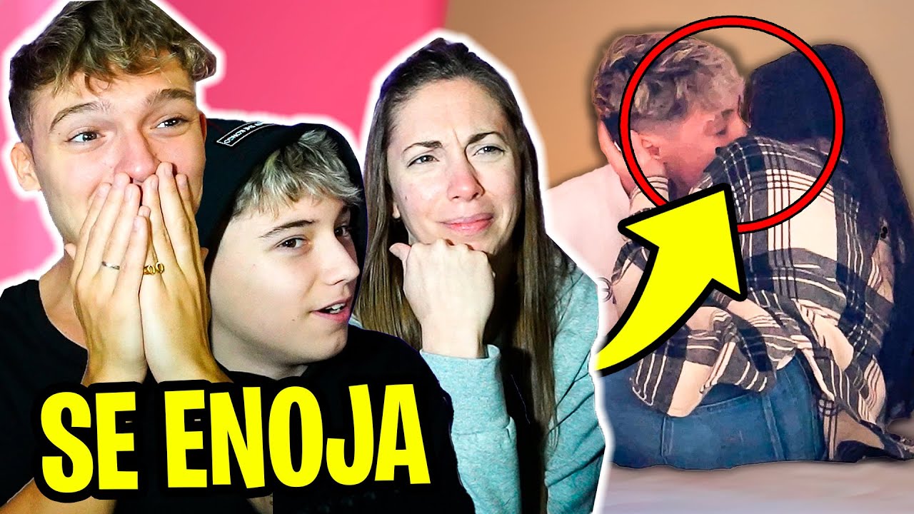 MI MAMA REACCIONA AL BESO DE MI HERMANITO!!!