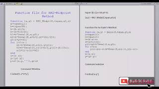 Functional file for RK2-midpoint method