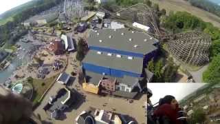 The High Fall, Movie Park | Germany | Аттракцион - Свободное падение видео(Это самый страшный аттракцион, на котором я катался в жизни! Группа 