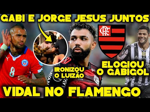 GABIGOL ENCONTRA JJ, IRONIZA EX ATACANTE E É ELOGIADO POR HULK! DIRIGENTE FALA SOBRE VIDAL NO FLA!