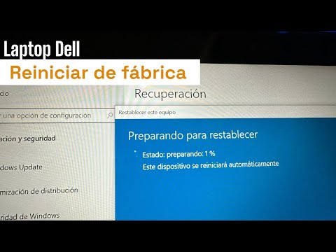 Video: ¿Cómo se reinicia una computadora portátil Dell Inspiron?