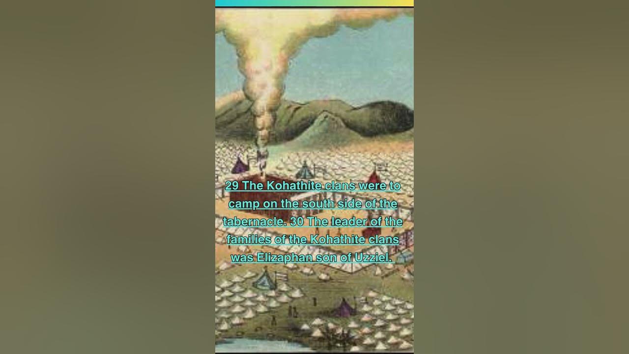 Numbers 3 29 31 cjb niv the levites youtube