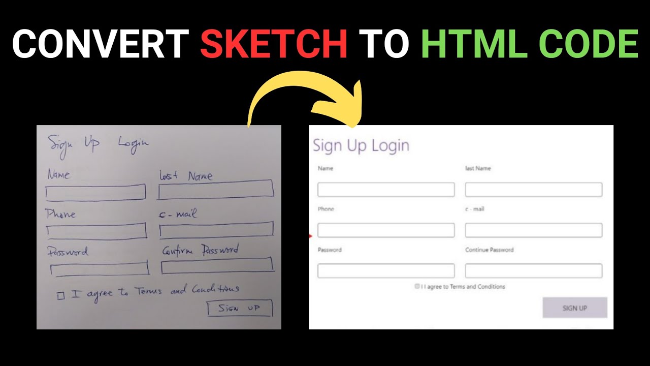 Convert Hand Drawn Designs to HTML with AI Based Tool from Microsoft