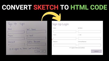 Convert any Sketch to Website | sketch2code | sketch to code