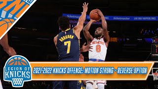 2021-2022 New York Knicks Offense: Motion Offense - Reverse Option || #Shorts