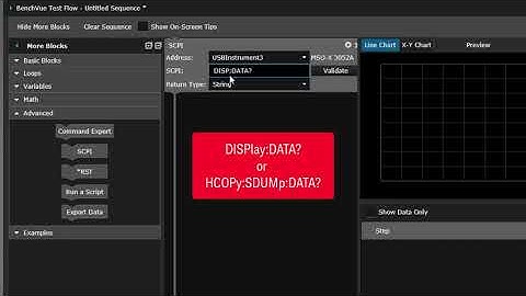 Getting Screen Captures in BenchVue Test Flow
