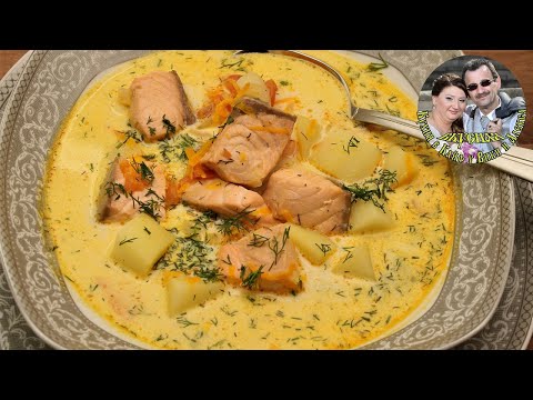 Видео: Вкусна кремообразна супа от сьомга