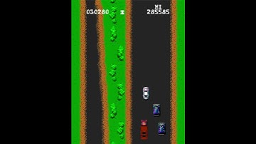 Spy Hunter (1983) arcade - Bumping a Switch Blade