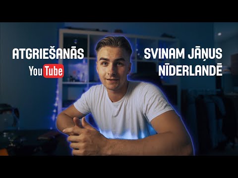 ATGRIEŽOS ATPAKAĻ YOUTUBE! Pirmais ceļojums pēc karantīnas | Nīderlande Vlog Part1