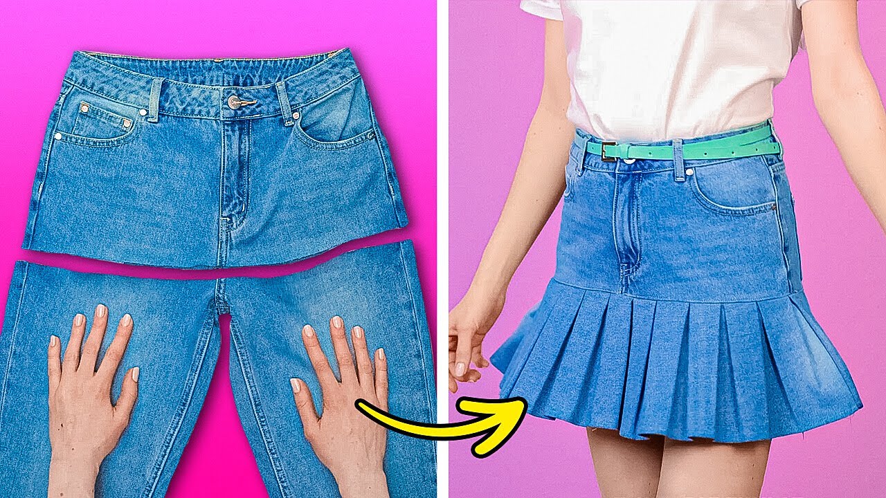 Amazing Clothes Hacks To Upgrade Your Wardrobe Cloth Cutting, Sewing Projects, Upcycle