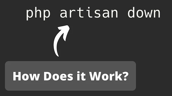 Laravel Maintenance Mode: When/How to Use "php artisan down"?