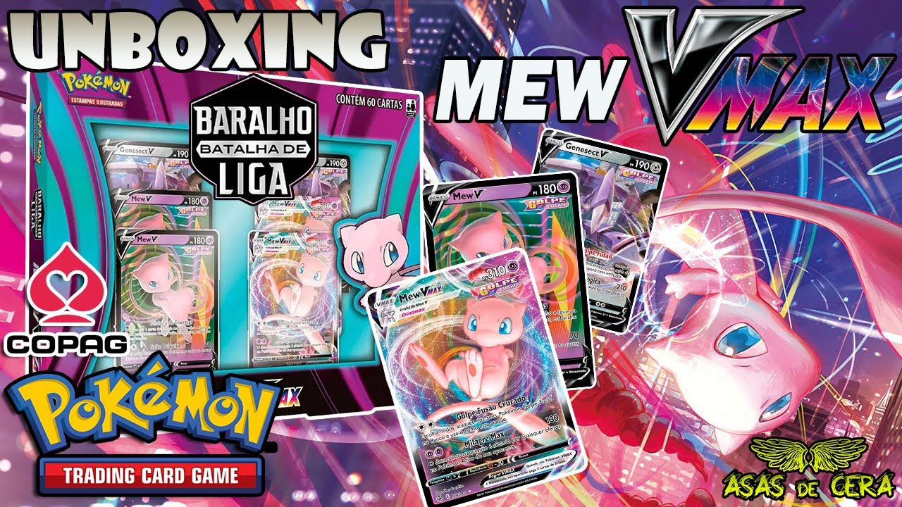 Baralho Batalha De Liga Mew Vmax Pokémon TCG