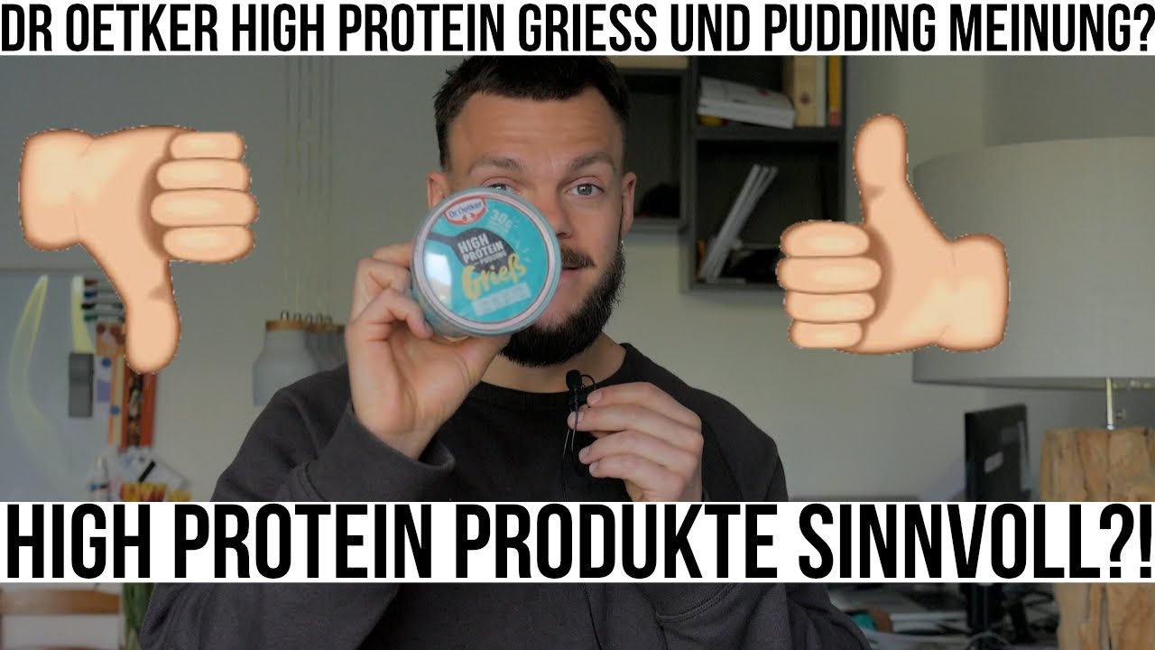 High Protein Produkte sinnvoll?! DR OETKER TEST und Fazit.