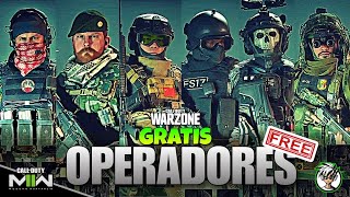 TODOS LOS OPERADORES QUE PUEDES OBTENER GRATIS DE WARZONE 2 /Call of Duty®: MW2 COD® WARZONE2.0