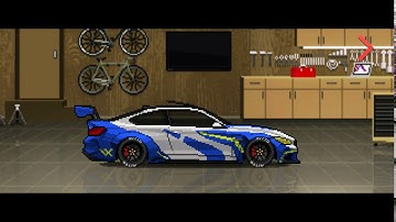 BMW M4 GTR NFS MW BUILD || PIXEL CAR RACER