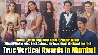 Hiten Tejwani & Sthuti Winkle Shine at True Vertical Awards 2026 in Mumbai | CMI TV NEWS | BOLLYWOOD