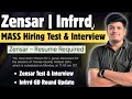 🔥Zensar 3 Mass Hiring | Infrrd GD Round Update | Zensar Test &amp; Interview | 2021-2026 BATCH
