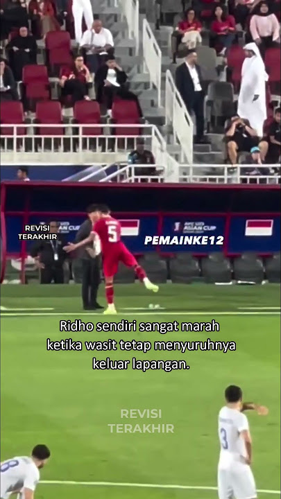 Momen Rizky Ridho hampir tonjok layar VAR