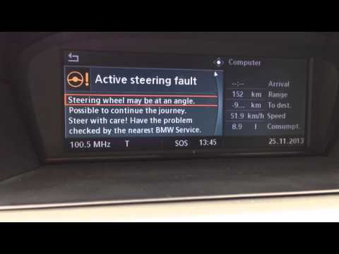 Bmw e60 steering problem