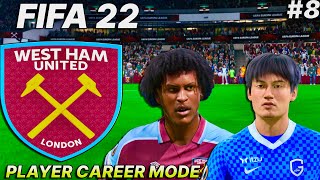 FIFA 22 | KNOCK OUT STAGE QUALIFICATION FEAR ?| WEST HAM  PLAYER CAREER MODE EP8 | PS5