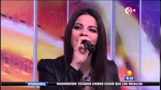 Maite Perroni canta 'Vas A Querer Volver' ao vivo (1N)