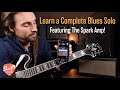 Learn a Complete Blues Guitar Solo | Feat. The Spark Amp By Positive Grid!