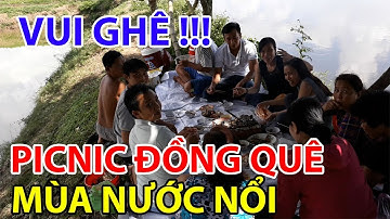 VUI GHÊ PICNIC ĐỒNG QUÊ MÙA NƯỚC NỔI | AN GIANG NGÀY NAY